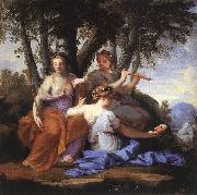 The Muses: Melpomene, Erato and Polymnia sf, LE SUEUR, Eustache